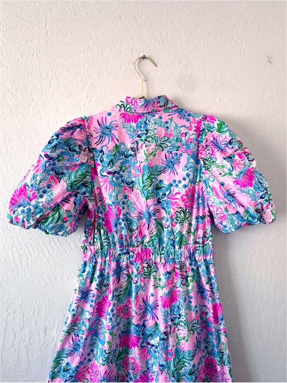 Lilly Pulitzer Tassie Midi Dress in Mandevilla Baby Paradise Petals 6 - Picture 7 of 11